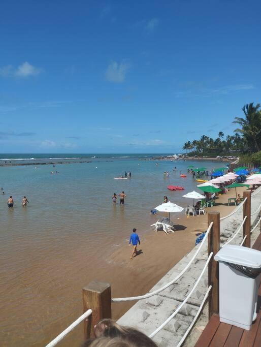 Apt Beira Mar Em Muro Alto Ao Lado Do Nanai Pôrto das Galinhas Eksteriør bilde